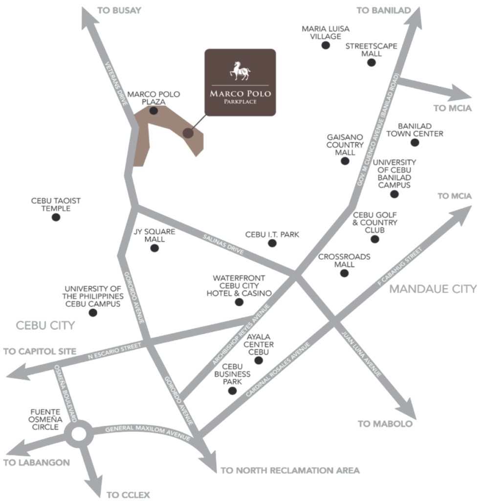 Marco Polo Plaza Cebu Vicinity Map